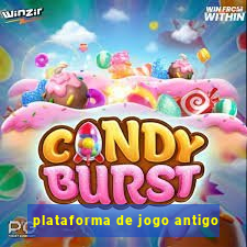 plataforma de jogo antigo